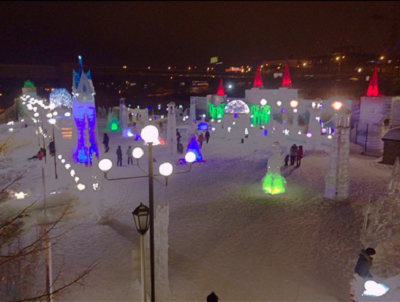 Дарлан, ледовый городок